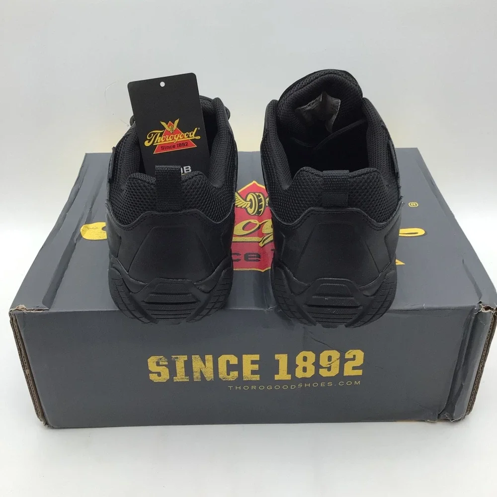 Thorogood Crosstrex Oxford Black Waterproof Work Shoes 834-6386 Mens Size 11.5 M
